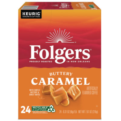 Buttery Caramel Coffee K-Cups, 24/Box