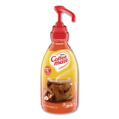 Liquid Coffee Creamer, Hazelnut, 1.5 L Pump Bottle
