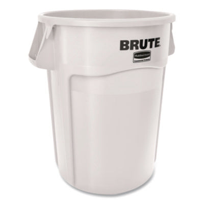 Brute Container, 44 gal, Plastic, White