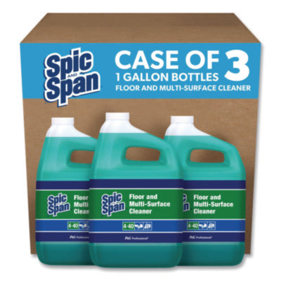 Liquid Floor Cleaner, Fresh Scent, 1 gal Bottle, 3/Carton
