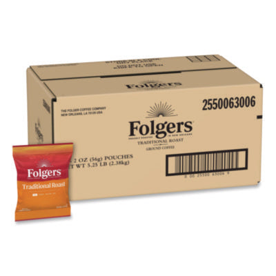 Traditional Roast Ground Coffee Fraction Packs, Traditional