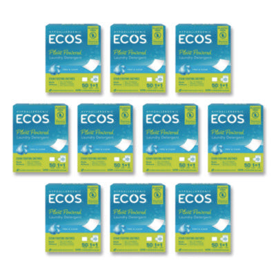 Liquidless Laundry Detergent Sheets, Free and Clear, 50 Shee