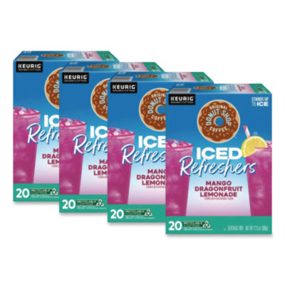 ICED Refreshers K-Cup Pods, Mango Dragonfruit Lemonade, 20/B
