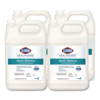 Spore Defense Cleaner Disinfectant, Closed System, Unscented