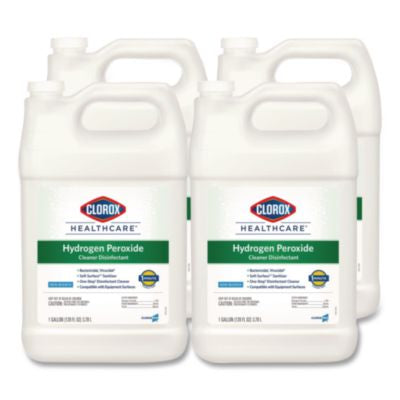 Hydrogen-Peroxide Cleaner/Disinfectant, Unscented, 1 gal Bot