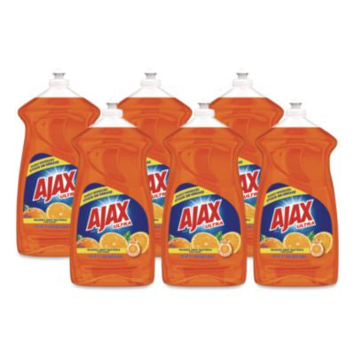 Dish Detergent, Liquid, Orange Scent, 52 oz, Bottle, 6/Carto