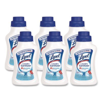 Laundry Sanitizer, Liquid, Crisp Linen Scent, 41 oz, 6/Carto