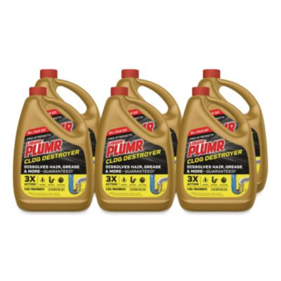 Pro-Strength Full Clog Destroyer Plus PipeGuard, Gel, 80 oz