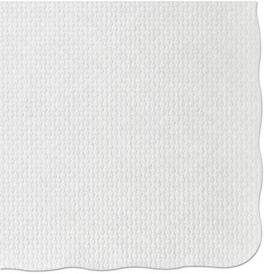 Placemats, Knurl Embossed Surface, Scalloped Edges, 13.5" x