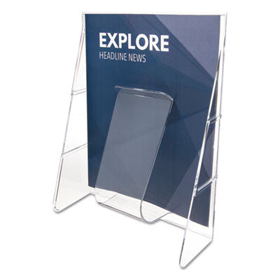 Stand-Tall Wall-Mount Literature Rack, Magazine, 9.13w X 3.2