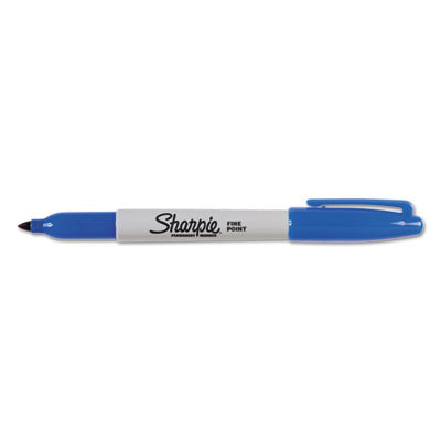Fine Tip Permanent Marker Value Pack, Fine Bullet Tip, Blue,