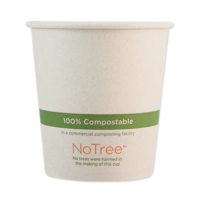 Notree Paper Hot Cups, 10 Oz, Natural, 1,000/carton