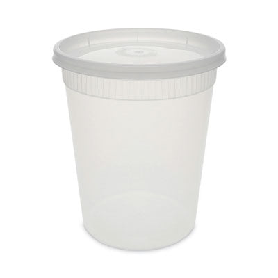 Newspring DELItainer Microwavable Container, 32 oz, 4.7" Dia