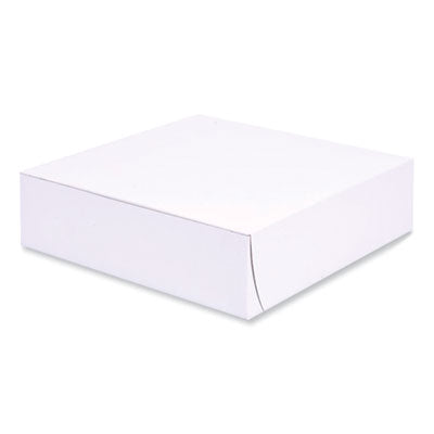 Bakery Boxes, Standard, 9 X 9 X 2.5, White, Paper, 250/carto