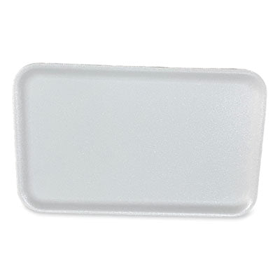 Meat Trays, #16S, 11.63 x 7.25 x 0.54, White, Foam, 250/Cart