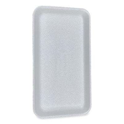 Meat Trays, #1525, 14.5 x 8 x 0.75, White, Foam, 250/Carton