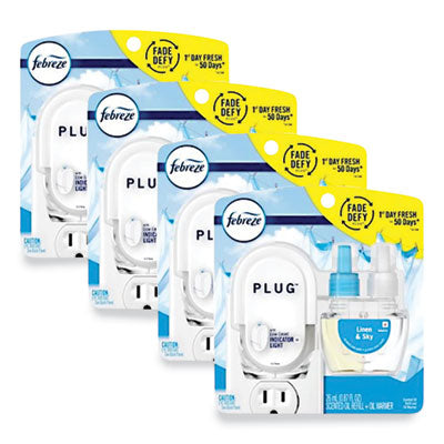 PLUG Air Freshener Warmer Start Kit, 6.54 x 2.99 x 5.98, Cle