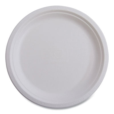 Vanguard Renewable And Compostable Sugarcane Plates, 6" Dia,