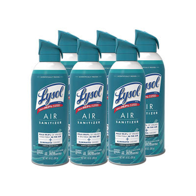 Air Sanitizer Spray, Simple Fresh Scent, 10 oz Aerosol Spray