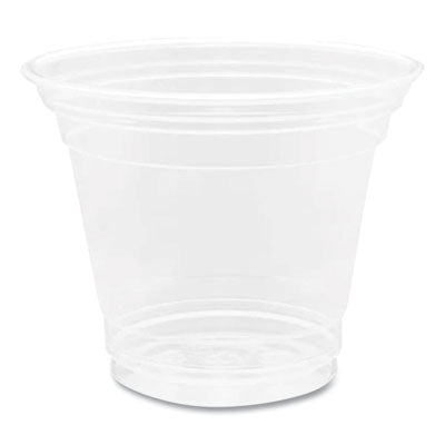 PET Plastic Cups, 9 oz, Clear, 1,000/Carton