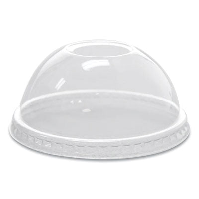 PET Lids, Dome Lid, Fits 8 oz to 10 oz Cold Cups, Plastic, C
