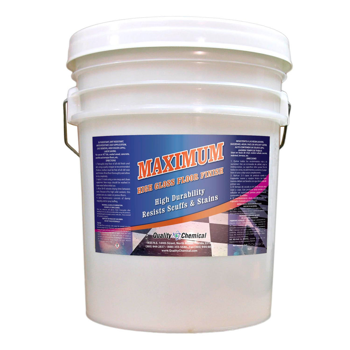 Maximum High Solids Floor Finish