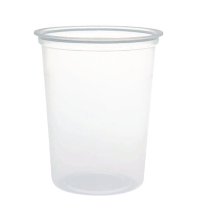 Microgourmet Plastic Deli Container, 32 oz, 4.7" Diameter x