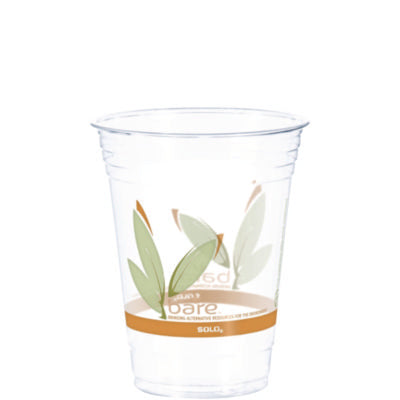 Bare Eco-Forward RPET Cold Cups ProPlanet Seal, 16 oz to 18