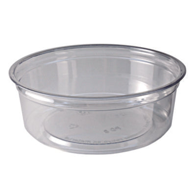 Recycleware Round Deli Container, 8 oz, 4.6" Diameter x 1.7"
