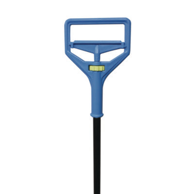 Janitor Style Screw Clamp Mop Handle, 64", Blue