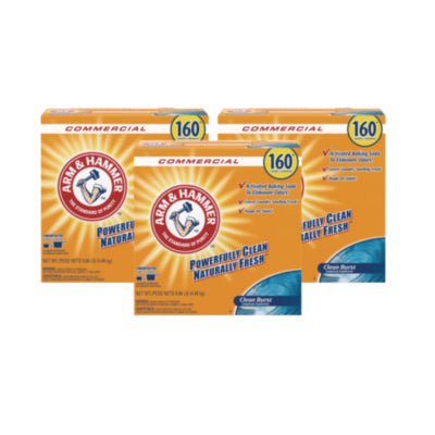 Powder Laundry Detergent, Clean Burst Scent, 9.86 lb Box, 3/