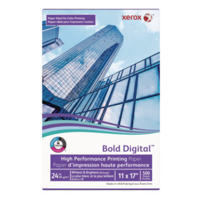 Bold Digital Printing Paper, 98 Bright, 24 lb Bond Weight, 1