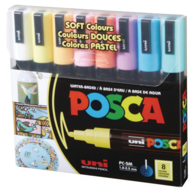 Water-Based Paint Markers, Medium Bullet Tip, 1.8 mm/2.5 mm,