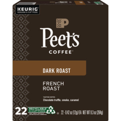 French Roast Coffee K-Cups, 22/box