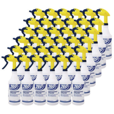 Professional Spray Bottle, 32 Oz, Blue/gold/clear, 36/carton