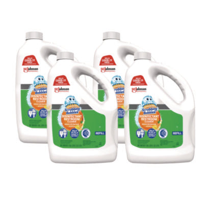 Disinfectant Restroom Cleaner, Citrus Scent, 1 gal Bottle, 4