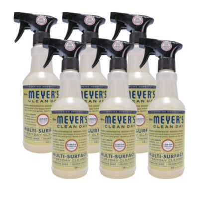 Multi Purpose Cleaner, Lemon Scent, 16 Oz Spray Bottle, 6/ca