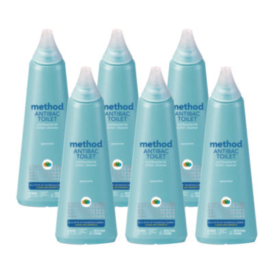 Antibacterial Toilet Cleaner, Spearmint Scent, 24 oz Bottle,