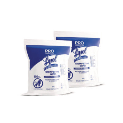 Professional Disinfecting Wipe Bucket Refill, 1-Ply, 6 x 8,