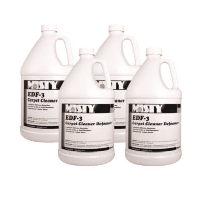 EDF-3 Carpet Cleaner Defoamer, Unscented, 1 gal Bottle, 4/Ca