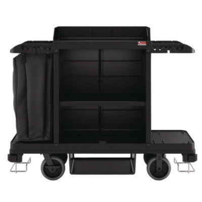 Standard Housekeeping Cart, Plastic, 1 Shelf, 24" x 62.13" x
