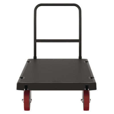 Resin Platform Truck, 1,600 lb Capacity, 30.25 x 64.5 x 41,