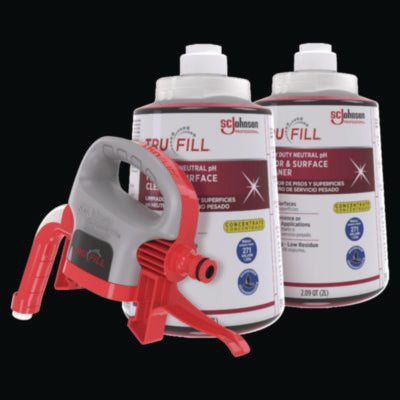 TruFill Starter Pack, Fresh Scent, Two 2 L Cartridges, One D