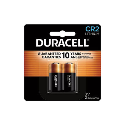 Specialty High-Power Lithium Batteries, CR2, 3 V, 2/Pack