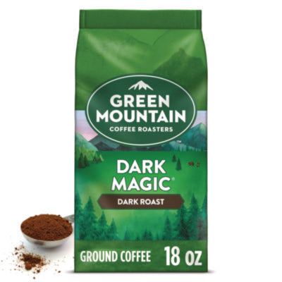 Dark Magic Ground Coffee, 18 oz Bag