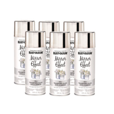 Specialty Mirror Effect Spray Paint, High Gloss Mirror, 6 oz