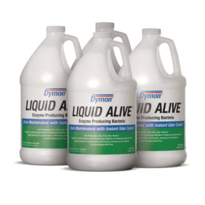Liquid Alive Enzyme Producing Bacteria, 1 Gal Bottle, 4/cart