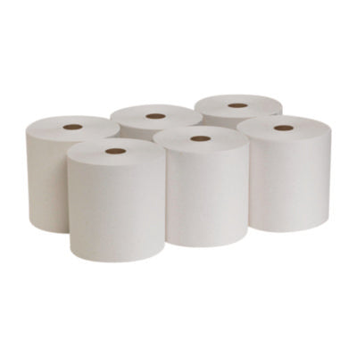 Pacific Blue Basic Recycled Paper Towel Roll, 1-Ply, 7.88" x