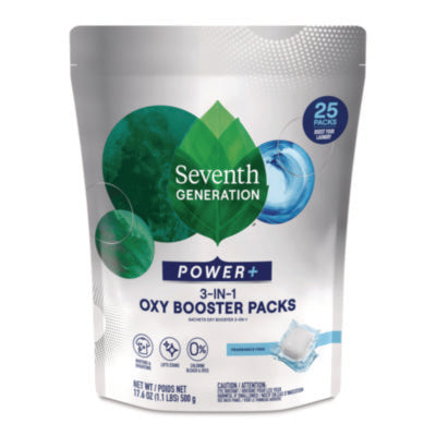 Power+ 3-in-1 Oxy Booster Packs, Fragrance-Free, 17.6 oz, 25
