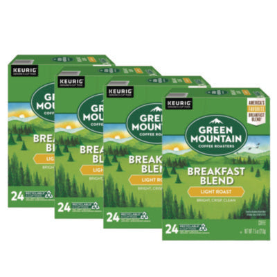 Breakfast Blend Coffee K-Cup Pods, 96/carton